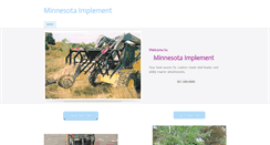 Desktop Screenshot of minnesotaimplement.com